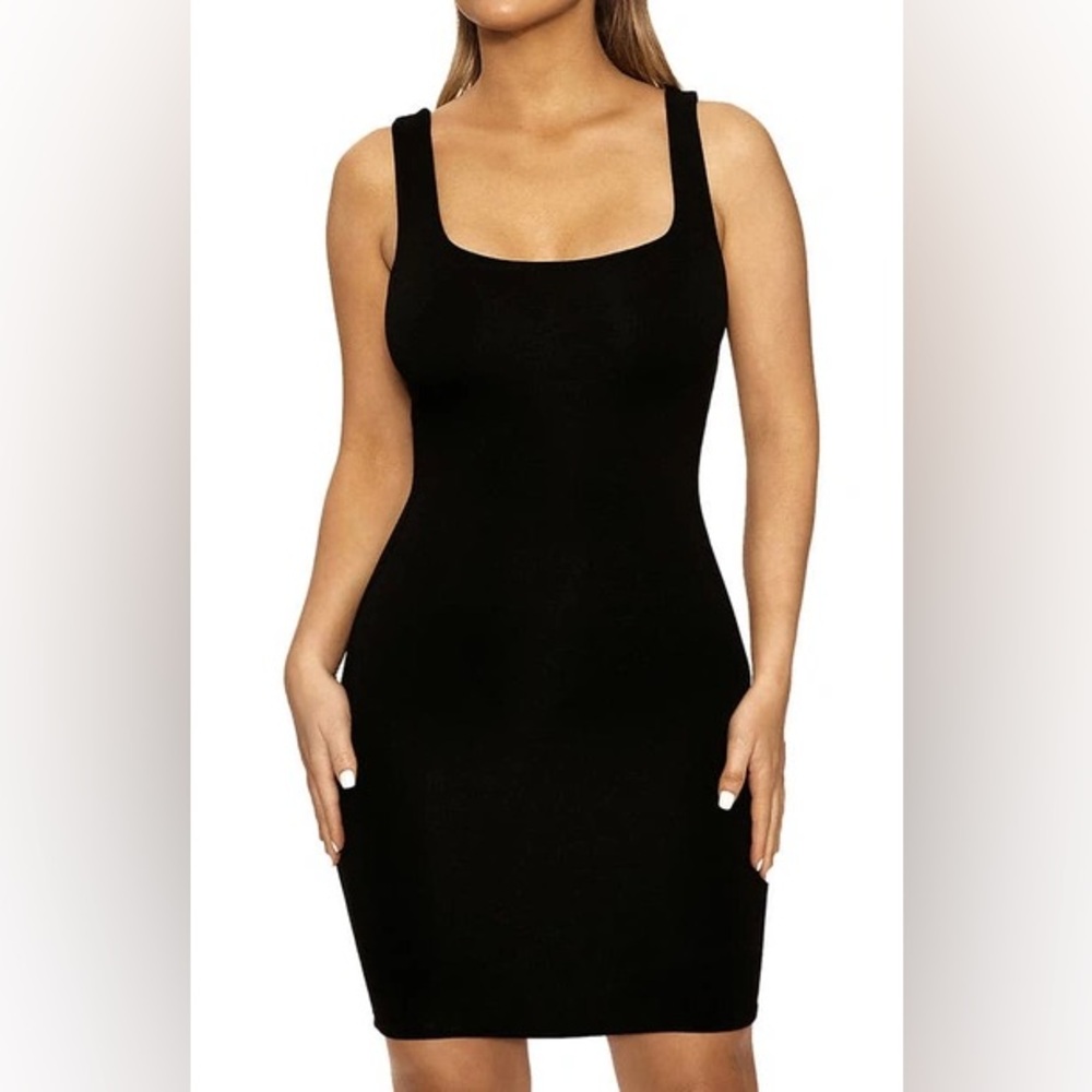 Naked Wardrobe NW Black Mini Tank Dress Size Small ✨ New Without Tags